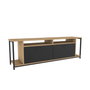 Hanah Home Omar Soporte de TV Roble y Negro